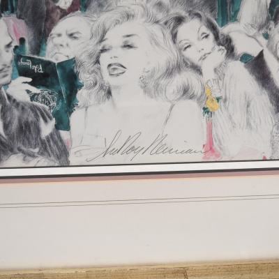 LeRoy Neiman Polo Lounge Serigraph by LeRoy Neiman