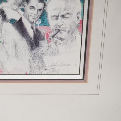 LeRoy Neiman Polo Lounge Serigraph by LeRoy Neiman