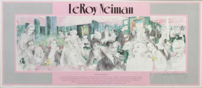 LeRoy Neiman Polo Lounge Signed Print by LeRoy Neiman