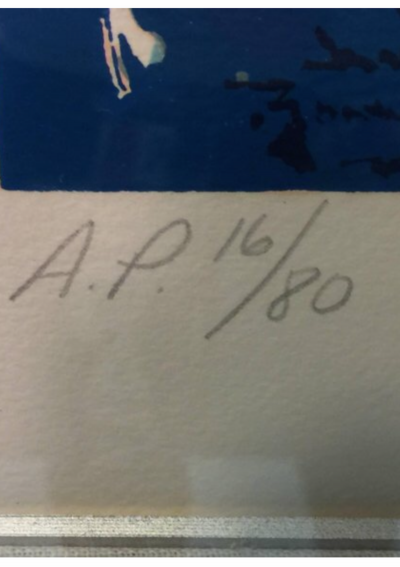 LeRoy Neiman Tavern on the Green Serigraph by Leroy Neiman