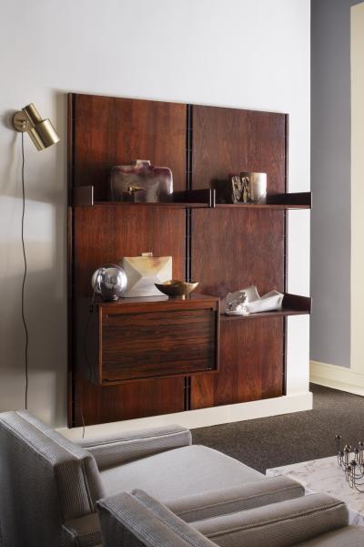 Leandro Lega Rectangular Vase in Glazed Ceramic by Leandro Lega 1984