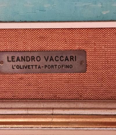 Leandro Vaccari LOlivetta Portofino Oil on Board 1959