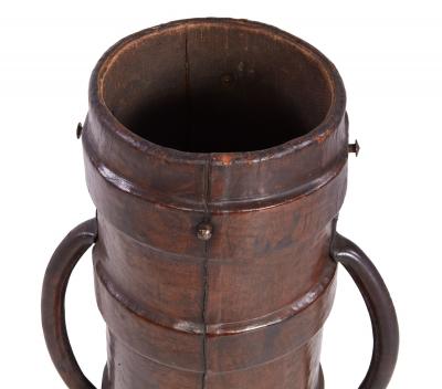 Leather Artillery Carrier Umbrella Stand