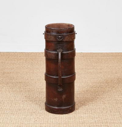 Leather Artillery Umbrella Stand