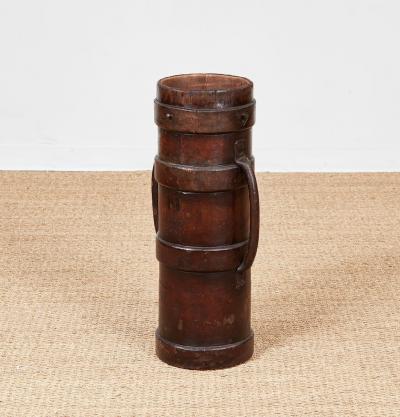 Leather Artillery Umbrella Stand