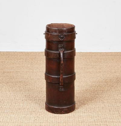 Leather Artillery Umbrella Stand