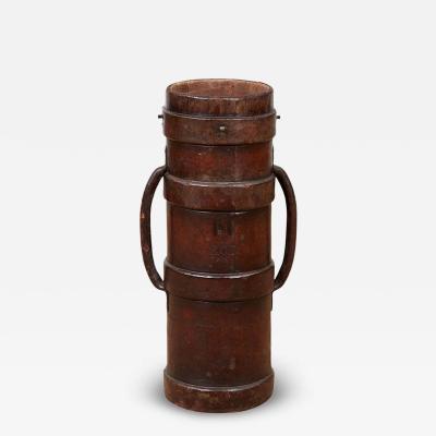 Leather Artillery Umbrella Stand