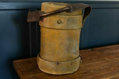 Leather Cordite Carrier with Royal Coat of Arms