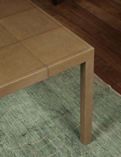 Leather End Table