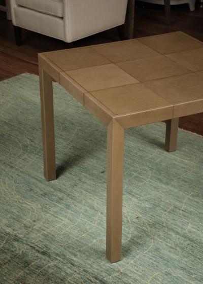Leather End Table