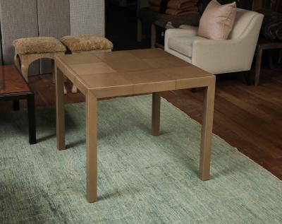 Leather End Table