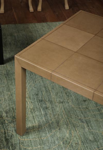 Leather End Table
