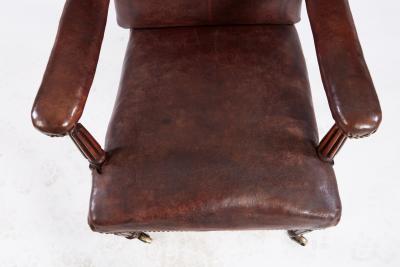 Leather Library Chair