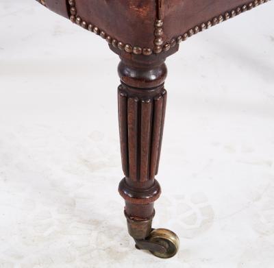 Leather Library Chair