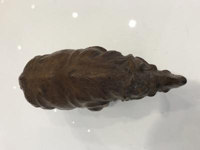 Leather Rhino Sculpture