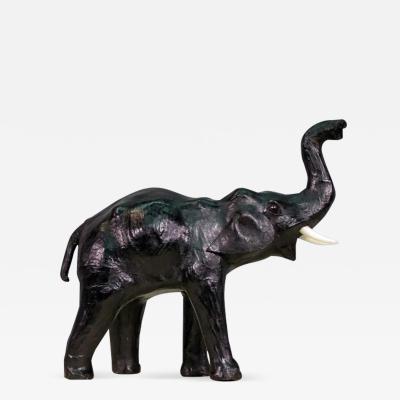 Leather Stuffed Elephant