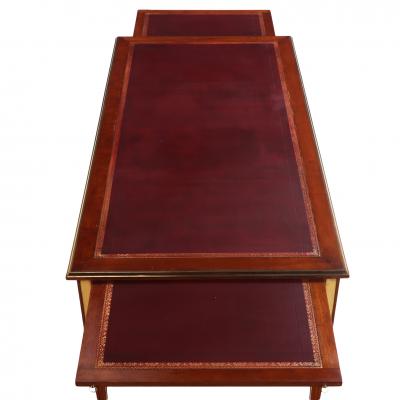 Leather Top Mahogany Writing Desk in French Louix XV Style C 1940