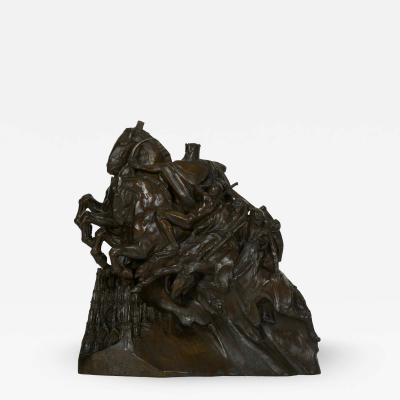 Lee Lawrie Art Deco Bronze Sculpture of Four Horsemen of the Apocalypse by Lee Lawrie