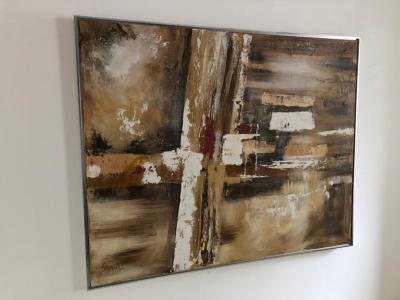 Lee Reynolds Lee Reynolds Large Abstract Painting Vanguard Studio