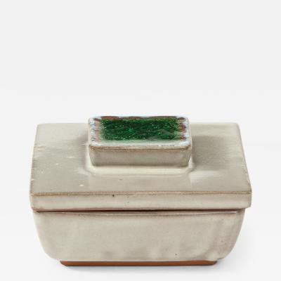 Lee Rosen Ceramic Box by Lee Rosen for Design Technics c 1950 Stamped 