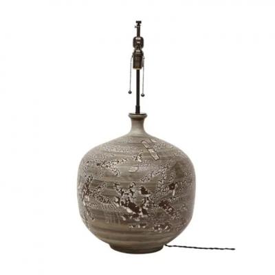 Lee Rosen Lee Rosen Design Technics Lamp Ceramic Abstract Signed