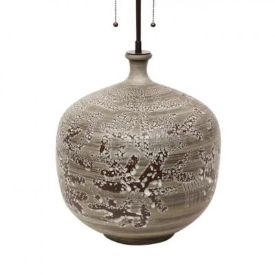 Lee Rosen Lee Rosen Design Technics Lamp Ceramic Abstract Signed