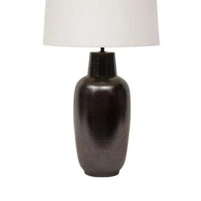 Lee Rosen Lee Rosen Design Technics Lamp Ceramic Glazed Bronze Gunmetal