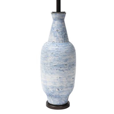 Lee Rosen Lee Rosen Design Technics Table Lamp Ceramic Blue