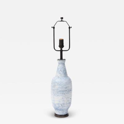 Lee Rosen Lee Rosen Design Technics Table Lamp Ceramic Blue