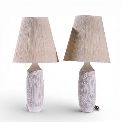 Lee Rosen Lee Rosen for Design Technics Ceramic Table Lamp Pair