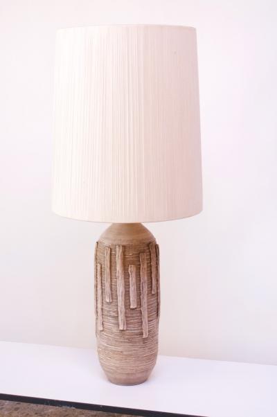 Lee Rosen Lee Rosen for Design Technics Oversized Terracotta Table Lamp