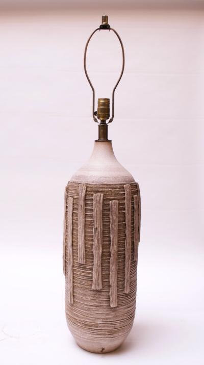 Lee Rosen Lee Rosen for Design Technics Oversized Terracotta Table Lamp