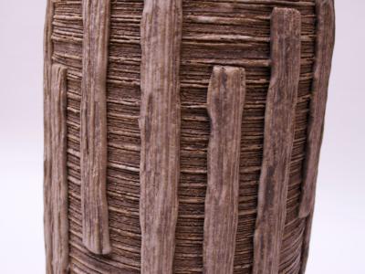 Lee Rosen Lee Rosen for Design Technics Oversized Terracotta Table Lamp