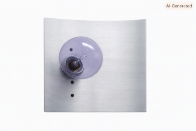 Left right Aluminium sconces