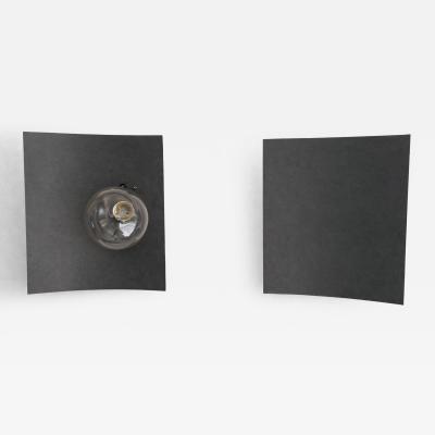 Left right Aluminium sconces
