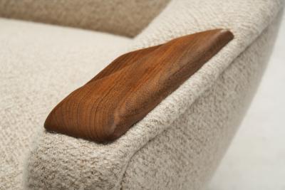 Leif Hansen Leif Hansen Model 62 Sofa for Kronen M belfabrikken Denmark 1960s