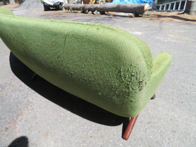 Leif Hansen Outstanding Leif Hansen Style Curved Danish Modern Sofa Mid Century
