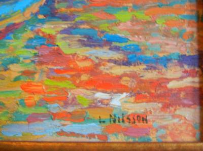 Leif Nilsson Venice I by American Impressionist Leif Nilsson Oil Paint on Panel