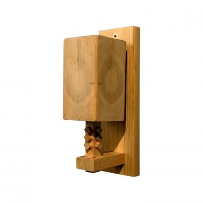 Leif Wikner Swedish Modern Pine Wall Sconce Sweden 1970s