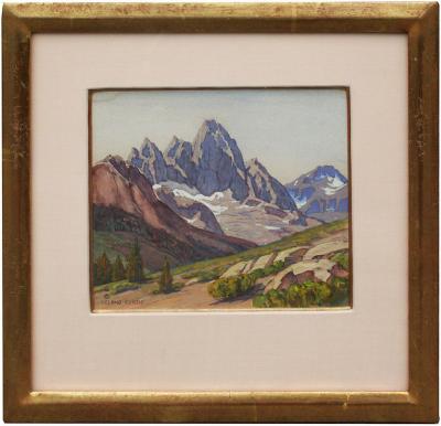 Leland S Curtis The Devils Crags from Palisade Creek