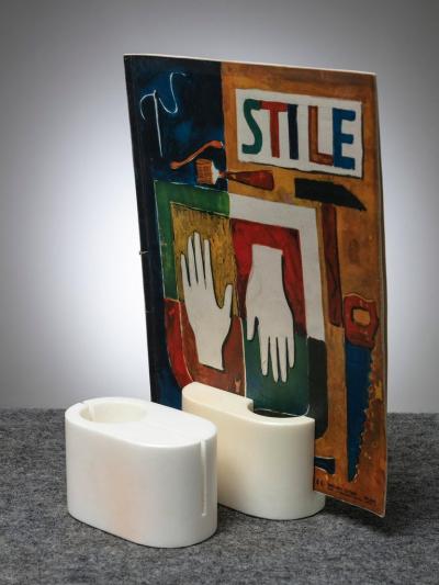 Lelo Cremonesi Pair of Desk Accessories by Lelo Cremonesi