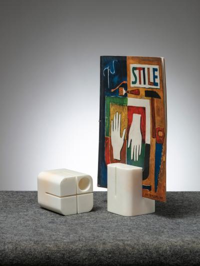 Lelo Cremonesi Pair of Desk Accessories by Lelo Cremonesi