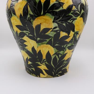 Lemons Art Deco Period Ceramic Vase Max Laeuger Germany 1921
