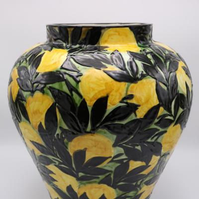 Lemons Art Deco Period Ceramic Vase Max Laeuger Germany 1921