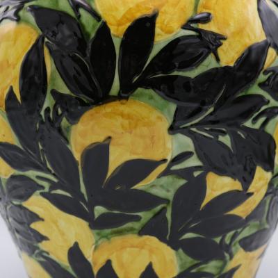Lemons Art Deco Period Ceramic Vase Max Laeuger Germany 1921