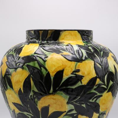 Lemons Art Deco Period Ceramic Vase Max Laeuger Germany 1921