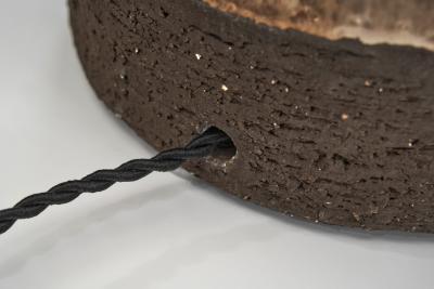 Leo En e Stoneware Table Lamp by Leo En e for En e Keramik Denmark ca 1960s