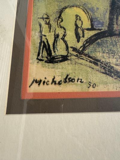 Leo Michelson Leo Michelson 950 Color Print Tree and the Seine 14 5 h x 19 w