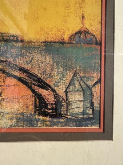 Leo Michelson Leo Michelson 950 Color Print Tree and the Seine 14 5 h x 19 w