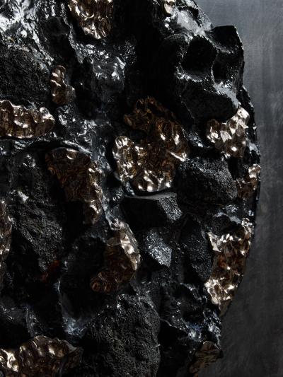 Leo Nataf Crater Wall Sculpture by Leo Nataf
